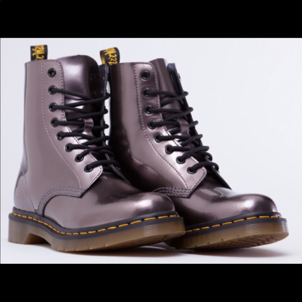 Practically new Doc Martens in Pewter
